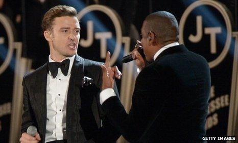 Justin Timberlake and Jay-Z