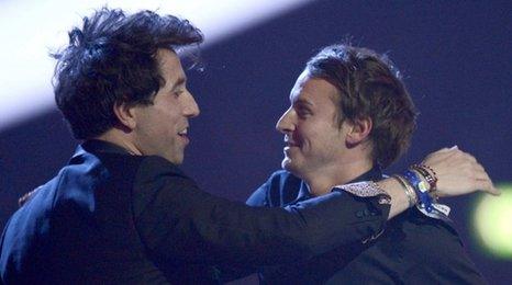 Nick Grimshaw and Ben Howard