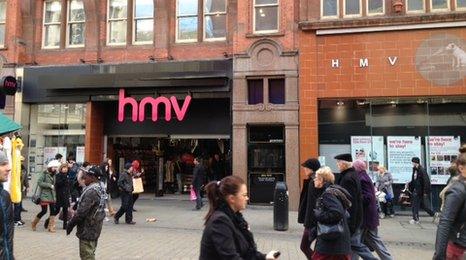 HMV on Market St, Manchester