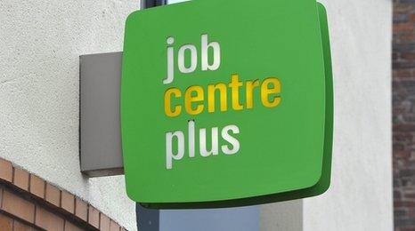 Job Centre Plus sign