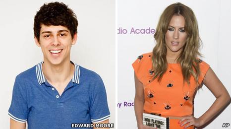 Matt Richardson and Caroline Flack