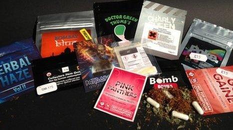 Legal highs display