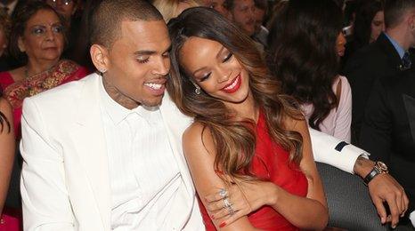 Chris Brown and Rihanna