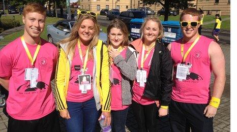 Students at Glasgow University