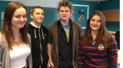 Dana Lees, Matthew Pyke, Ian Shackleton and Freya Anderson