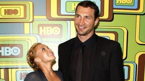 Hayden Panettiere and Wladimir Klitschko