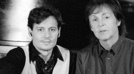 Johnny Depp and Paul McCartney