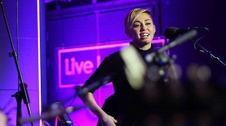 Miley Cyrus in the Live Lounge