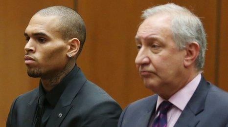 Chris Brown and Mark Geragos