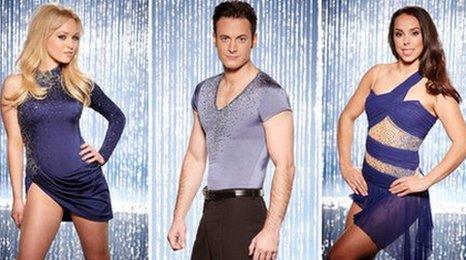 Gary Lucy, Jorgie Porter and Beth Tweddle