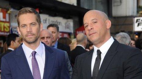 Paul Walker and Vin Diesel