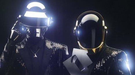 Daft Punk pick up the number one trophy for Get Lucky