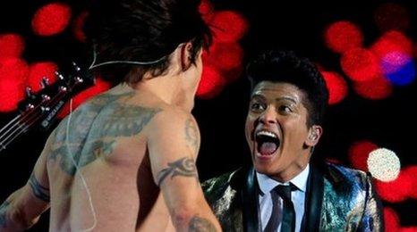 Bruno Mars and Red Hot Chili Peppers