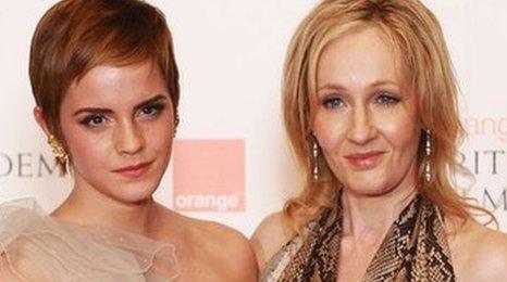 Emma Watson and JK Rowling in 2011