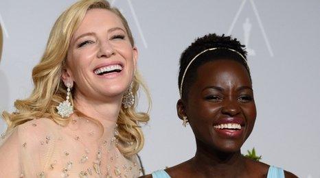 Cate Blanchett and Lupita Nyong'o