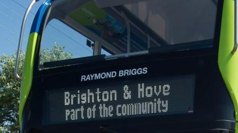 Bus named after Raymond Briggs