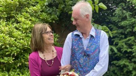 Stephen and Katherine Burch, pictured in family photo