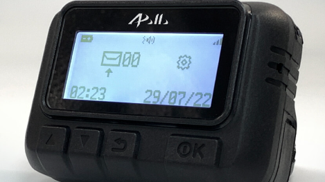 A pager made by Gold Apollo 