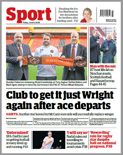 Courier back page