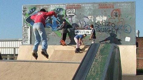 Bury St Edmunds skate park