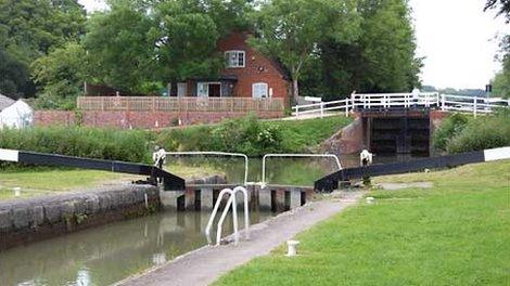 The Kennet and Avon Canal in Wiltshire