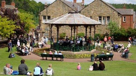 Beamish bandstand