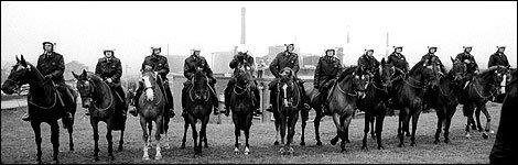 Mounted police officers