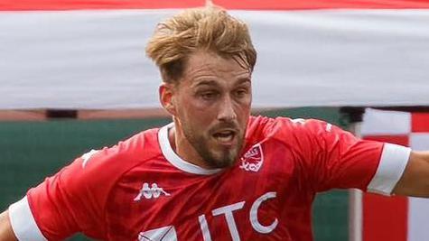 Jersey Bulls' Lorne Bickley in action