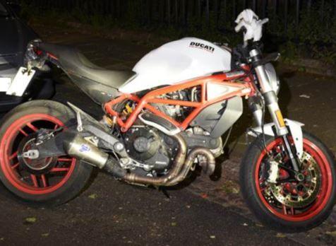 Ducati Monster bike involved in Dalston shooting