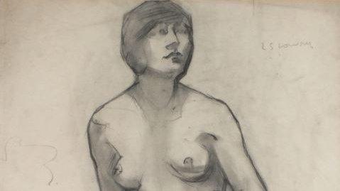 Life drawing by LS Lowry