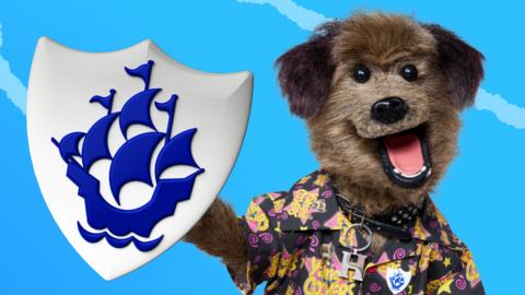 Blue Peter Blue Badge and Hacker.