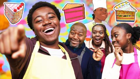 The Kwapong family make ultimate cake surprise boxes.
