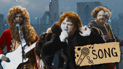 Three English Kings are rocking out