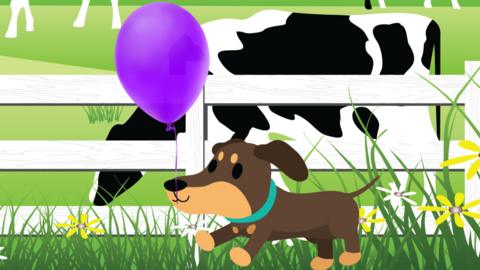 Little Dog Big Cow by PS_Titanic