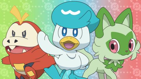 Three starter Pok\u00E9mon