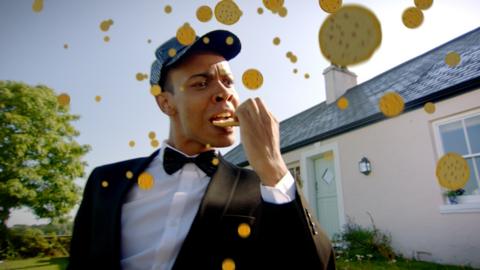 Cookies rain down around Matt