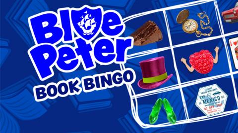 Blue Peter Book Bingo quiz game.