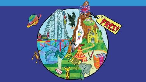 Blue Peter Badge Attractions poster