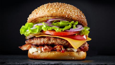 A big burger.