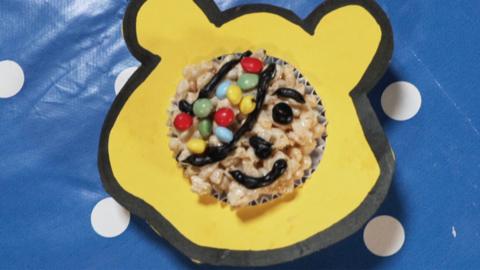 Bring and Buy Pudsey Cupcake.