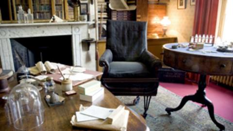 Charles Darwin's living room