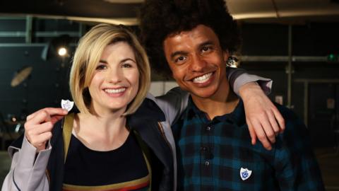 Radzi with Jodie Whittaker from Doctor Who!