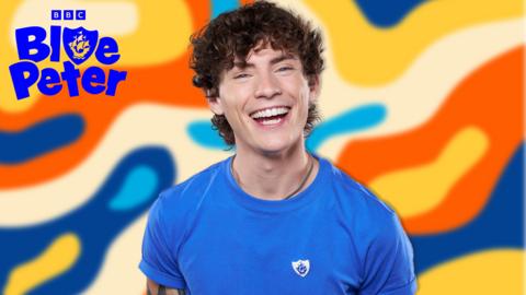 Joel from Blue Peter smiling and sharing his leaving message.