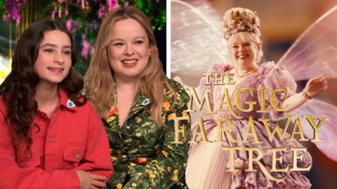 The cast of the film The Magic Faraway Tree.