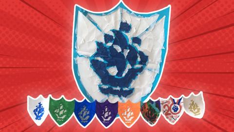 BP badges made from paper