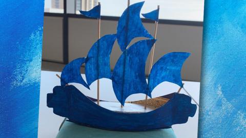 A home made BP ship