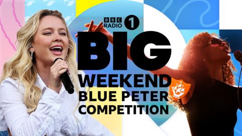 Radio 1 Big Weekend Blue Peter competition with headliners Zara Larsson and Olivia Dean.