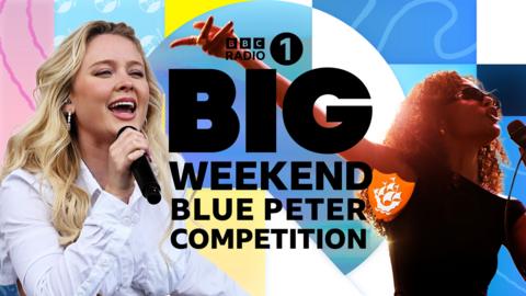 Radio 1 Big Weekend Blue Peter competition with headliners Zara Larsson and Olivia Dean.