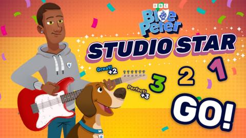Studio Star game, keep up with the beats and play some music to become a studio star.