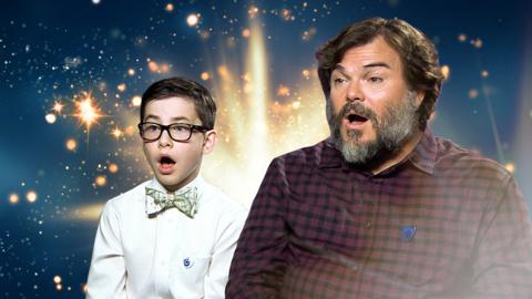 Owen Vaccaro and Jack Black.